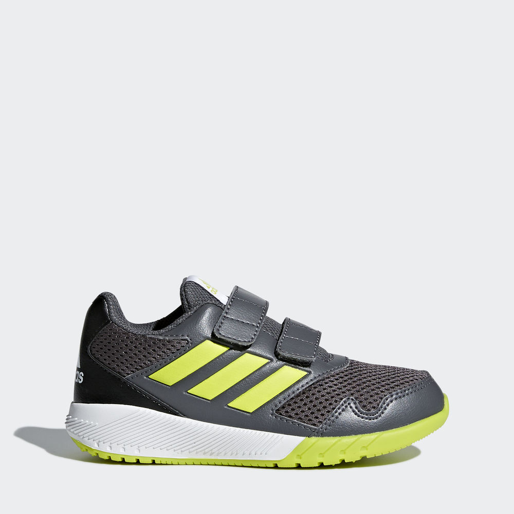 Adidas Altarun - παπουτσια για τρεξιμο για αγορια - Γκρι/Κίτρινα/Μαυρα,Μέγεθος: EU 27 – 39 1/3 (975P